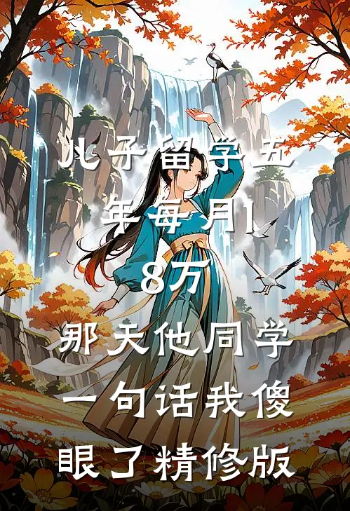 儿子留学五年每月1.8万，那天他同学一句话我傻眼了精修版