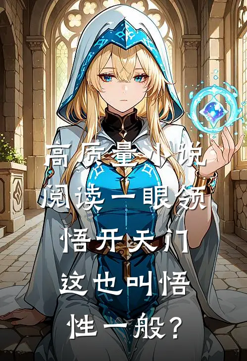 高质量小说阅读一眼领悟开天门，这也叫悟性一般？