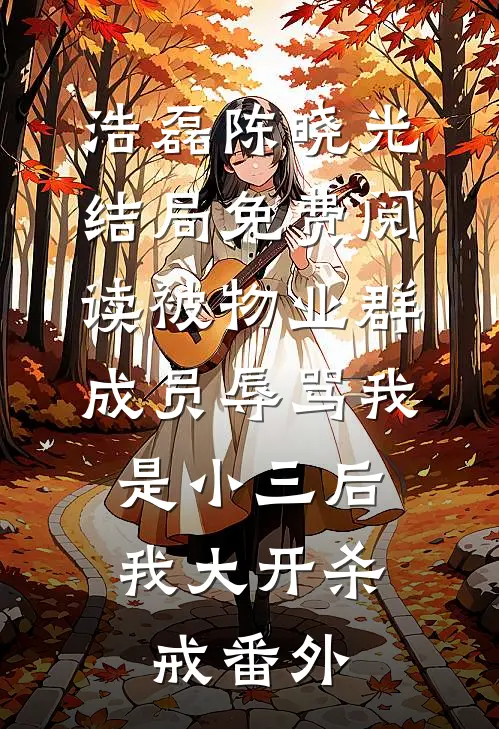 浩磊陈晓光结局免费阅读被物业群成员辱骂我是小三后，我大开杀戒番外