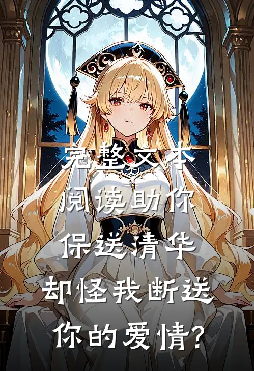 完整文本阅读助你保送清华,却怪我断送你的爱情?