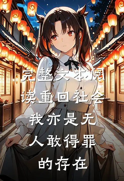 完整文本阅读重回社会，我亦是无人敢得罪的存在