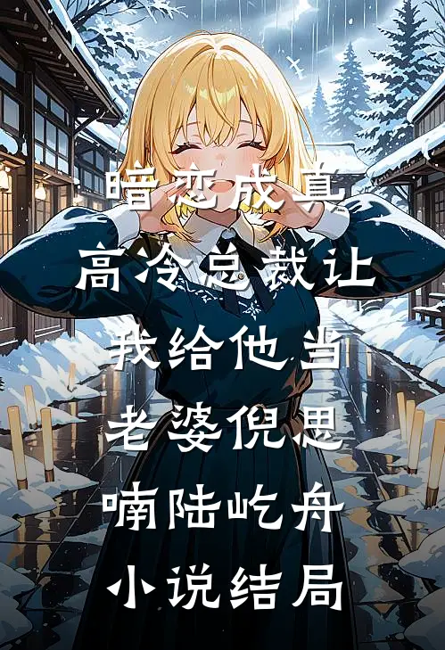 暗恋成真：高冷总裁让我给他当老婆倪思喃陆屹舟小说结局