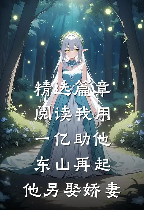 精选篇章阅读我用一亿助他东山再起，他另娶娇妻